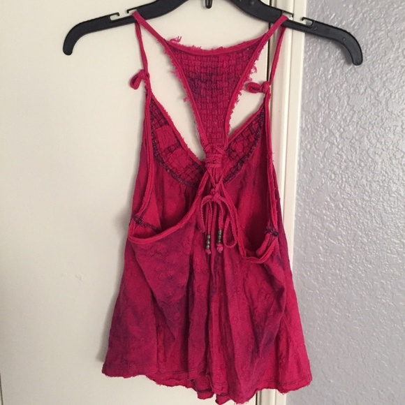 Free People boho coachella hippie tank top M - Picture 4 of 5